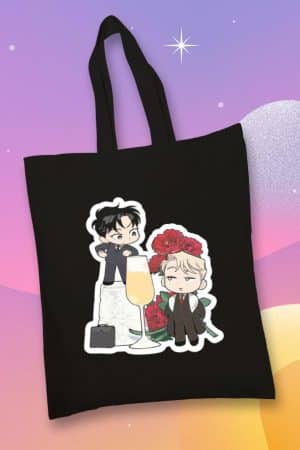 Totebag Rosas y Champagne Caesar y Lee-Won (TTB)