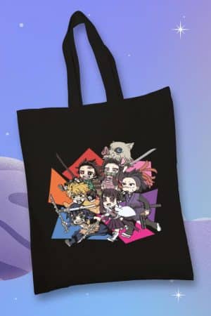 Totebag Demon Slayer personajes corriendo (TTB)