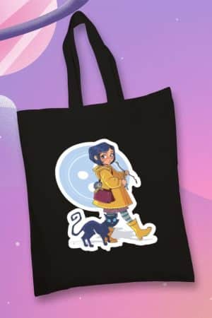 Totebag Coraline y Gato (TTB)